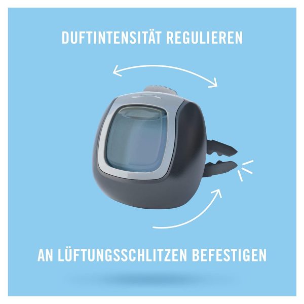 Febreze Auto Lufterfrischer Clip, 12 ml (6 × 2 ml) – Bild 2