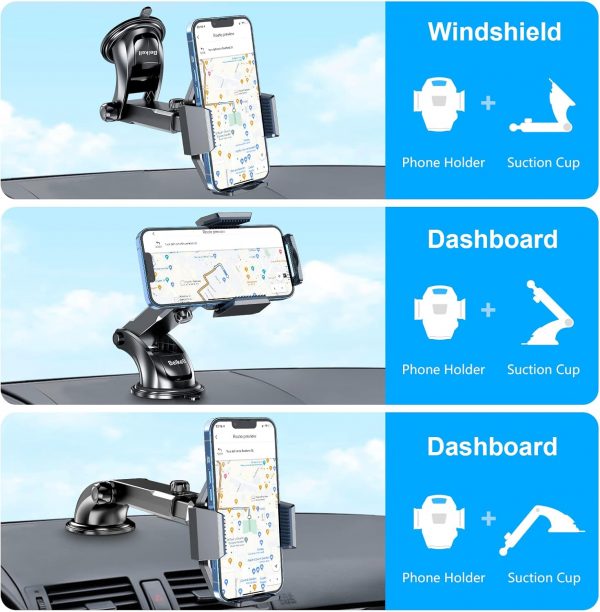 Beikell Handyhalterung Auto, 360° Drehbar – Bild 2