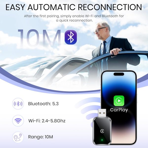 AIZEO Wireless CarPlay Adapter – Bild 3