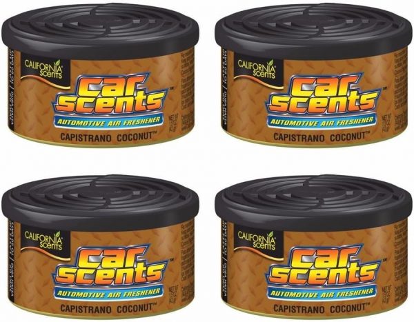 California Scents Auto-Lufterfrischer Coconut 4 Stück – Bild 3