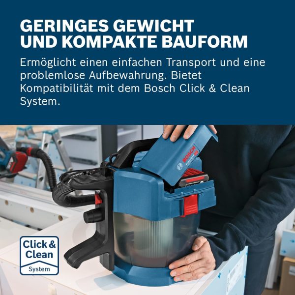 Bosch Professional 18V System Industriestaubsauger Gas 18V-10 L – Bild 4