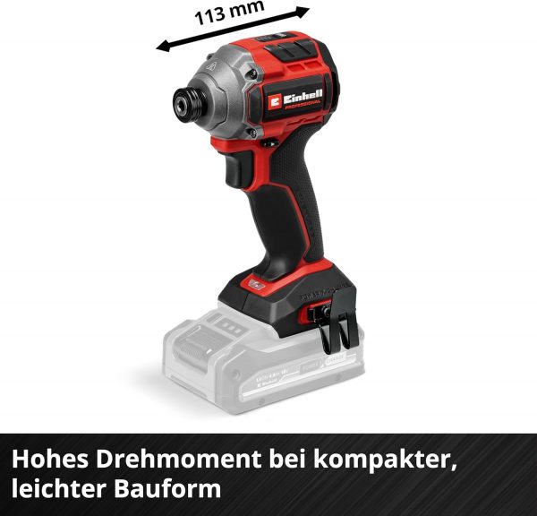 Einhell Professional Akku-Schlagschrauber TP-CI 18V/250Nm-C Li BL-Solo Power X-Change – Bild 7