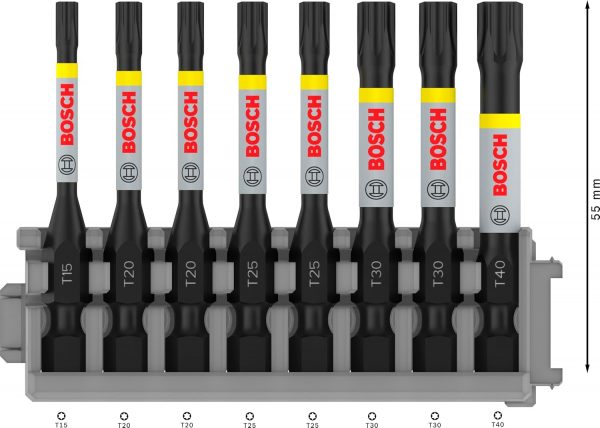 Bosch 8x PRO Torx Impact Bit 170 x 120 mm – Bild 2