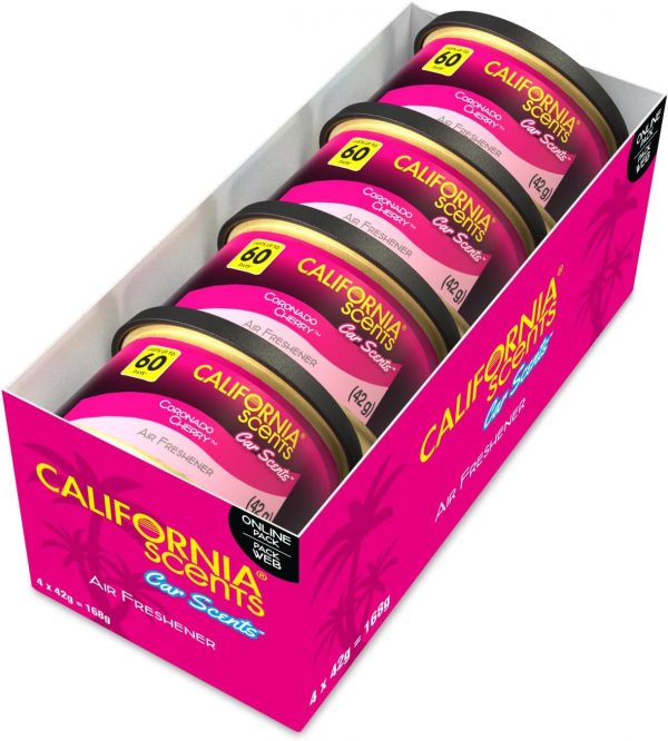 Lufterfrischer California Car Scents, Auto Duft, 4 Stück – Bild 2