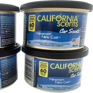 4X California Scents Car Scents New Car Lufterfrischer