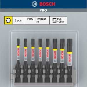 Bosch 8x PRO Torx Impact Bit 170 x 120 mm