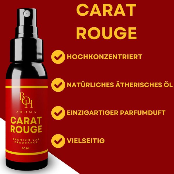 CARAT ROUGE Auto Duft - Auto Parfüm 60ml – Bild 2