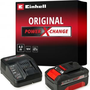 Original Einhell Starter Kit 18V 4,0 Ah Akku und Ladegerät Power X-Change