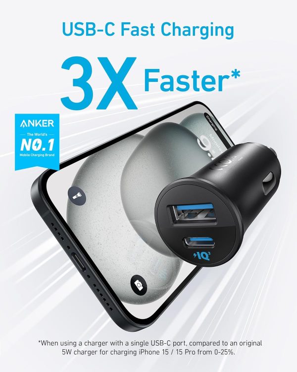 Anker USB-C Kfz-Ladegerät, 30W 2-Port – Bild 2