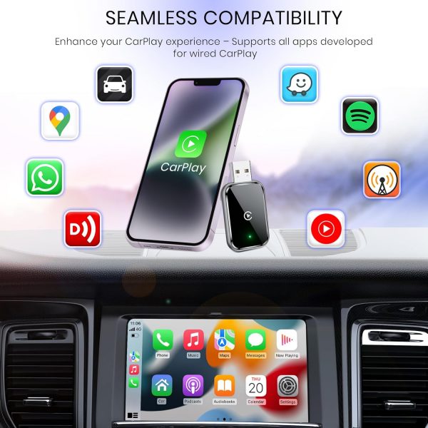 AIZEO Wireless CarPlay Adapter – Bild 6
