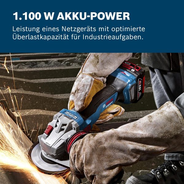 Bosch Professional 18V System Akku-Winkelschleifer GWS 18V-11 S – Bild 5