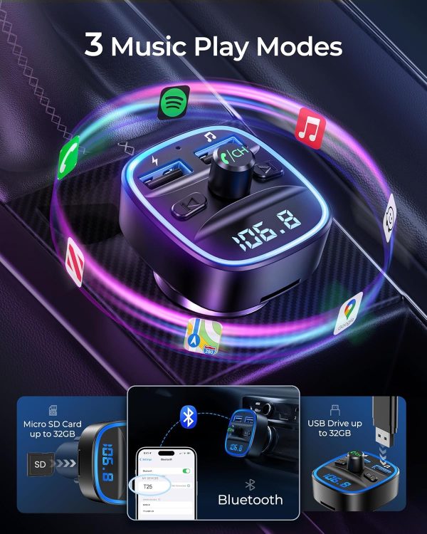 LENCENT Bluetooth FM Transmitter – Bild 3