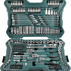 Brüder Mannesmann Steckschlüsselsatz, 1/4" Zoll, 3/8" Zoll und 1/2" Zoll, 215-teilig