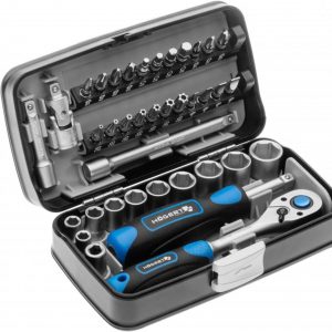 Högert Technik - Werkzeugset I Steckschlüssel, Bits und Ausstattung 1/4”