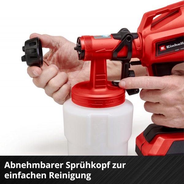 Einhell Akku-Farbsprühsystem TC-SY 18/60 Li-Solo Power X-Change – Bild 7