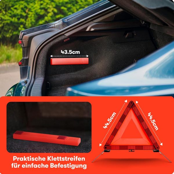 PURAHELP® KFZ Warndreieck Faltbar [Norm 2025 ECE R27] – Bild 4
