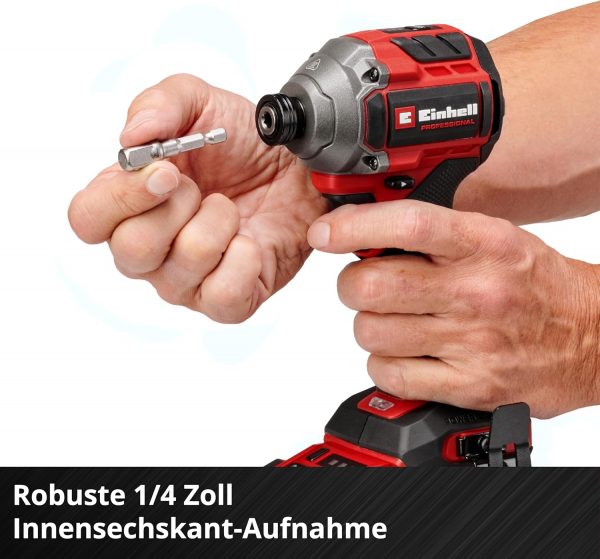 Einhell Professional Akku-Schlagschrauber TP-CI 18V/250Nm-C Li BL-Solo Power X-Change – Bild 6