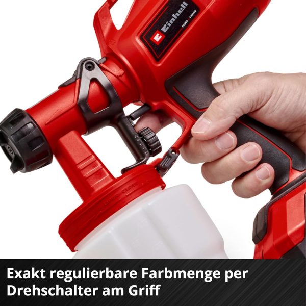 Einhell Akku-Farbsprühsystem TC-SY 18/60 Li-Solo Power X-Change – Bild 8