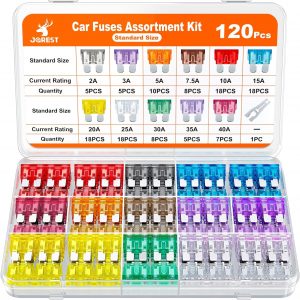 JOREST 120Pcs Kfz Sicherungen, Autosicherungen Set